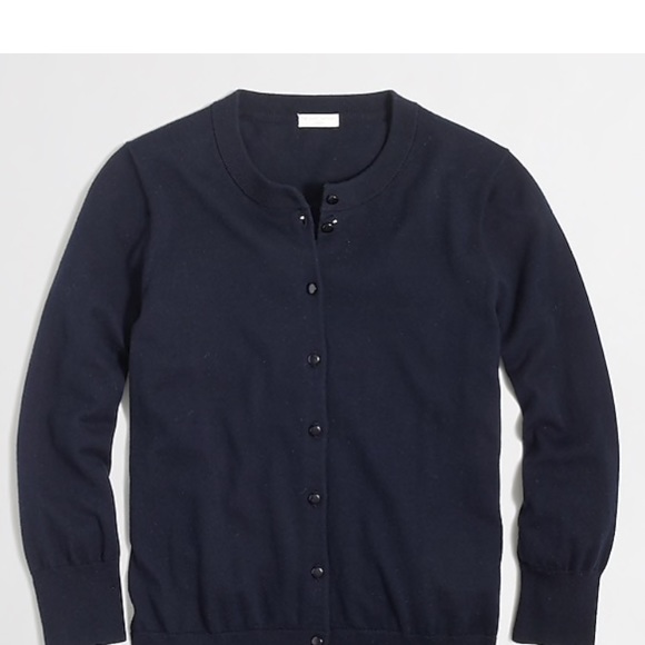 J. Crew Factory Sweaters - 🎈4/20 J. Crew Cotton Navy Cardigan